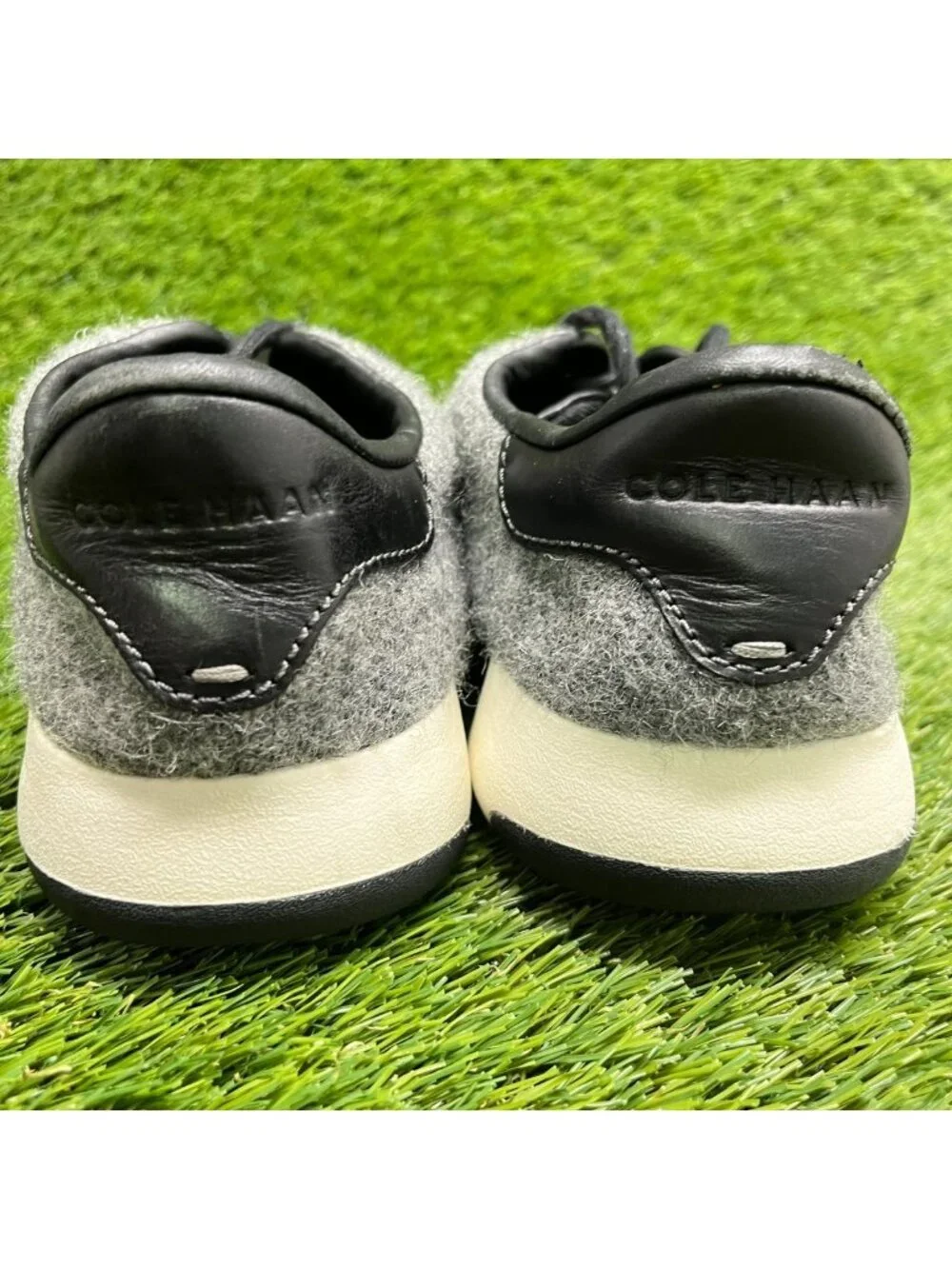 Cole Haan GrandPrø Mens Size 9.5 Gray Black Athletic Tennis Shoes Sneakers